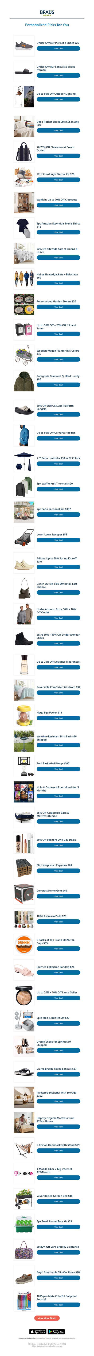 Thursday's Top Personalized Deals For You