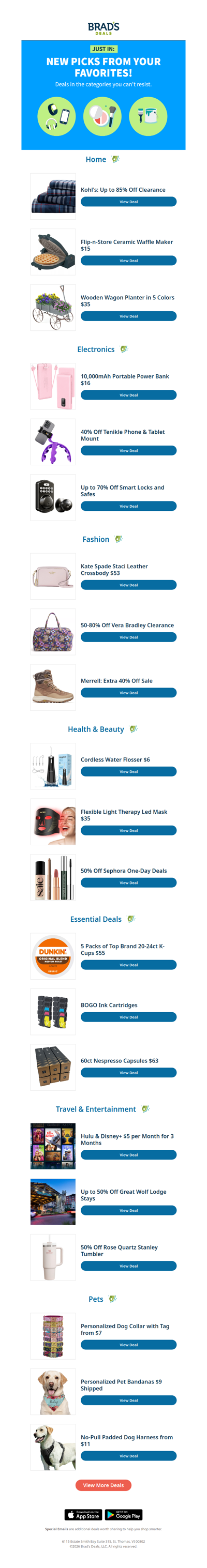 You’re Going to Want These New Deals!