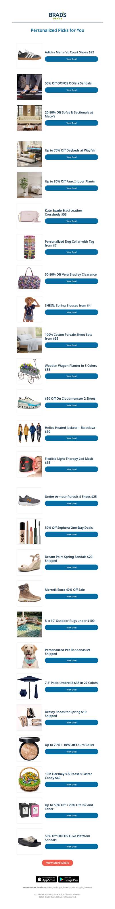 Monday's Top Personalized Deals For You