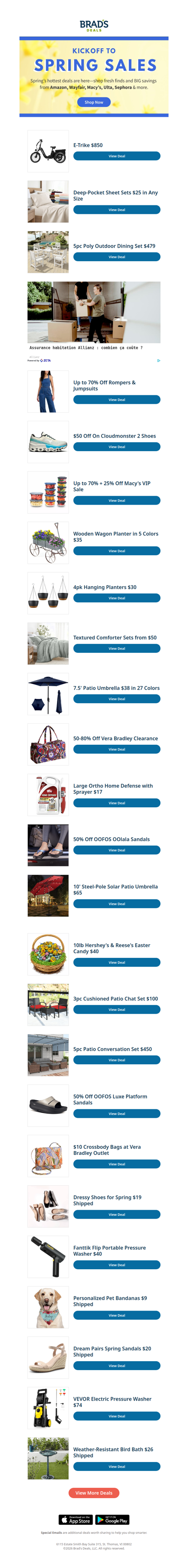 Huge Spring Sales Are Here—Shop Wayfair, Macy’s, Ulta & More