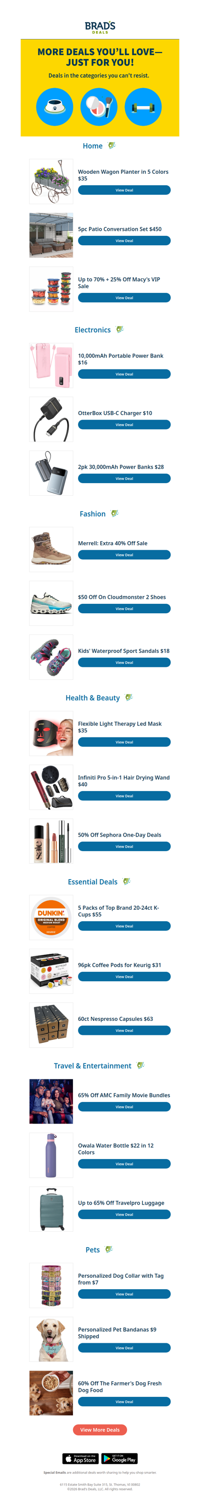 More Deals You’ll Love—Just for You!