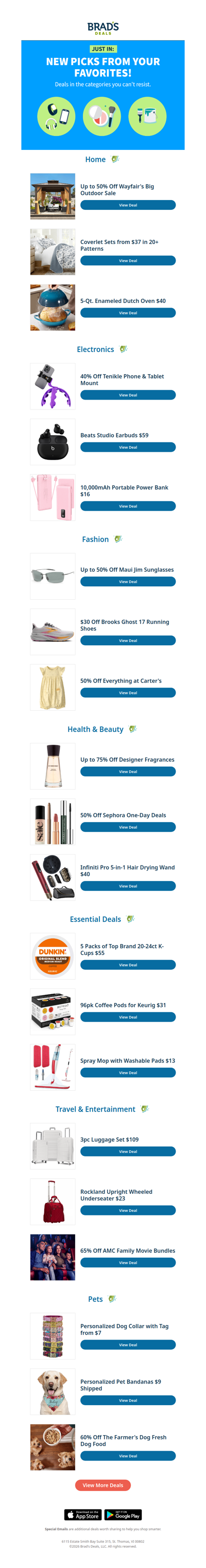 You’re Going to Want These New Deals!