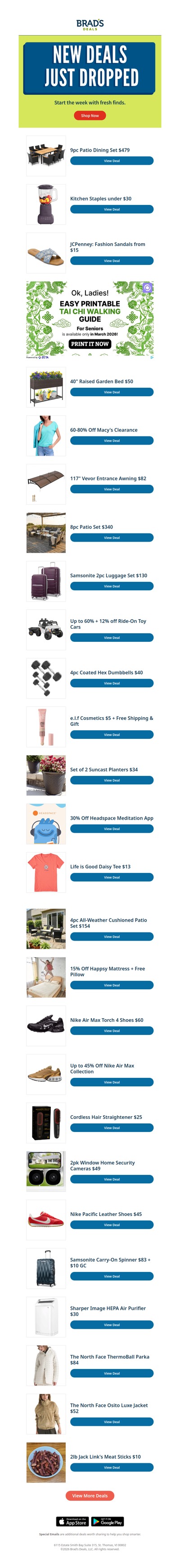 Just In: New Deals You’ll Love