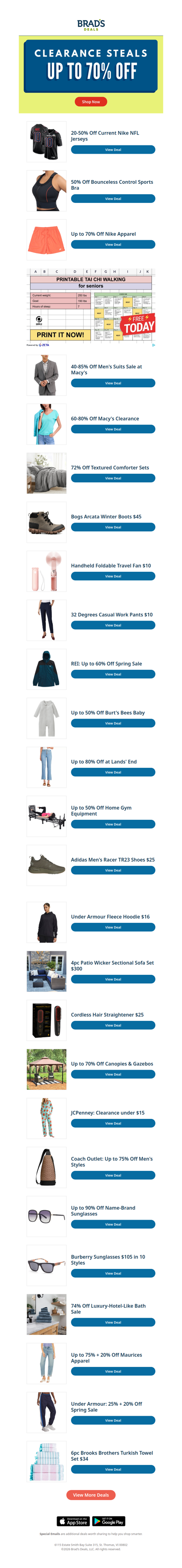 Serious Clearance Markdowns Inside 🔥