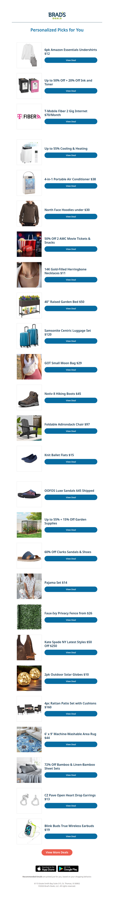 Monday's Top Personalized Deals For You