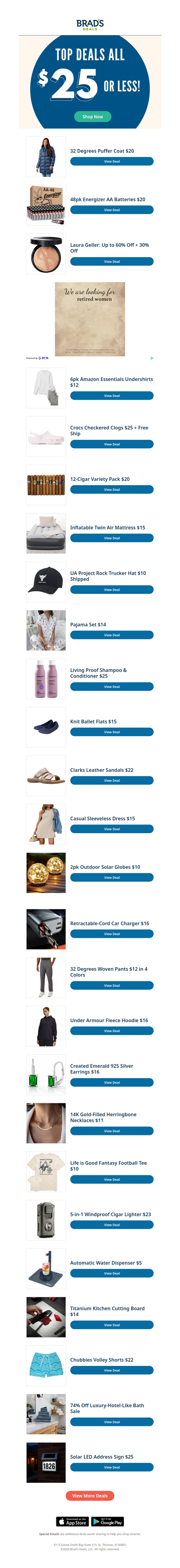 🤑 Score Deals under $25