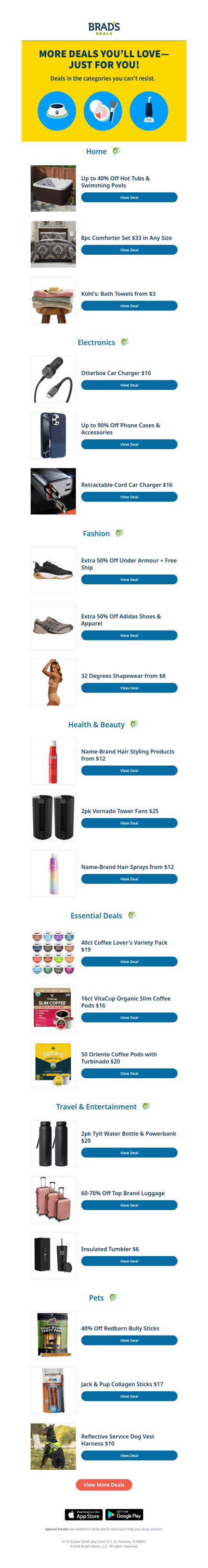 More Deals You’ll Love—Just for You!