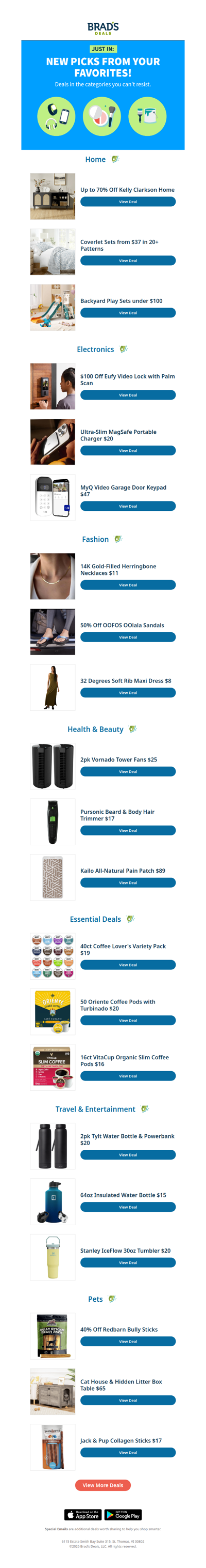 You’re Going to Want These New Deals!