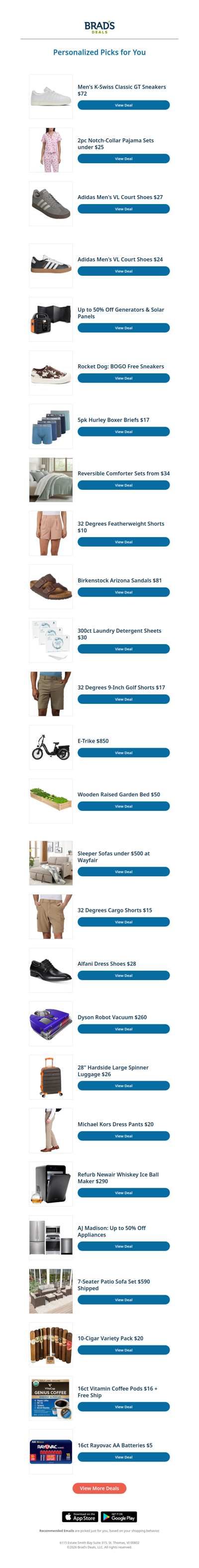 Friday's Top Personalized Deals For You