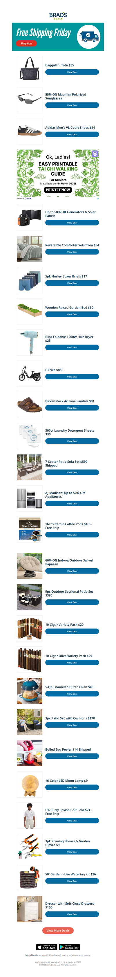 Treat Yourself–It’s Free Shipping Friday!