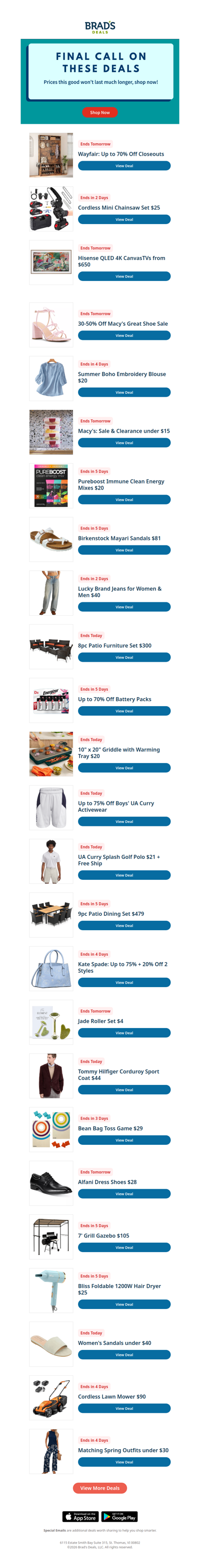 Last Call for Deals Expiring Soon!