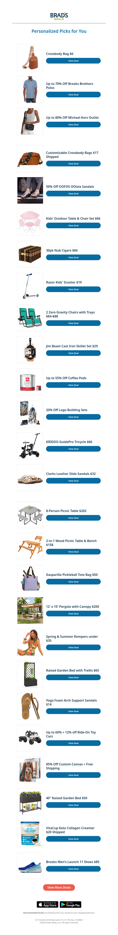 Friday's Top Personalized Deals For You