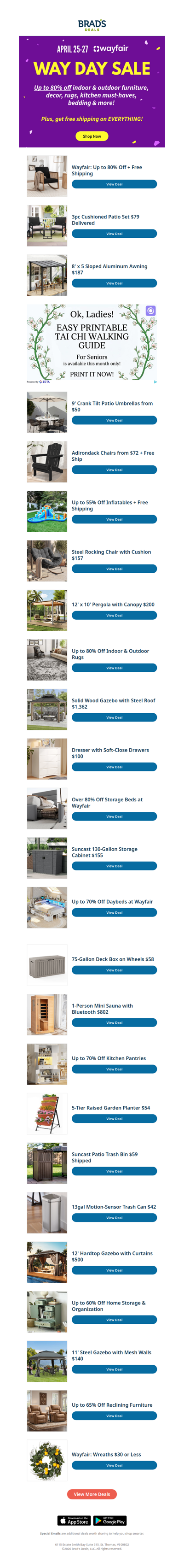 Way Day’s Top Deals Are In! 🏠