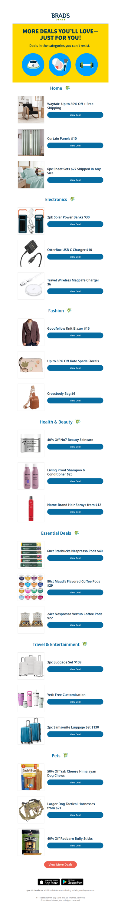 More Deals You’ll Love—Just for You!