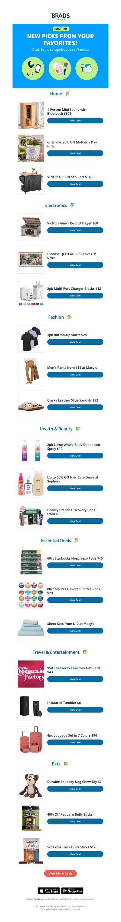 You’re Going to Want These New Deals!