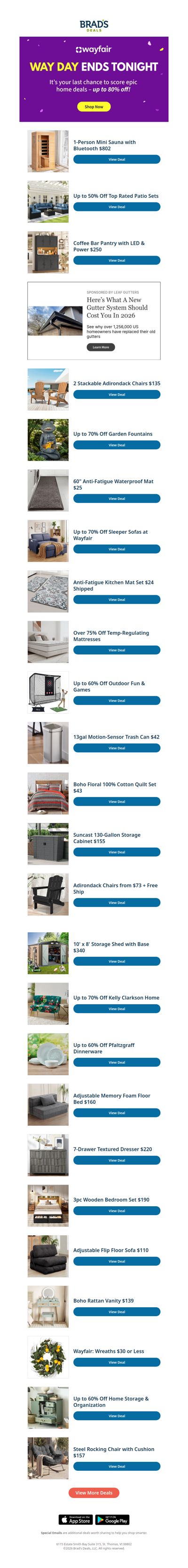 Last Chance to Score Way Day Deals!