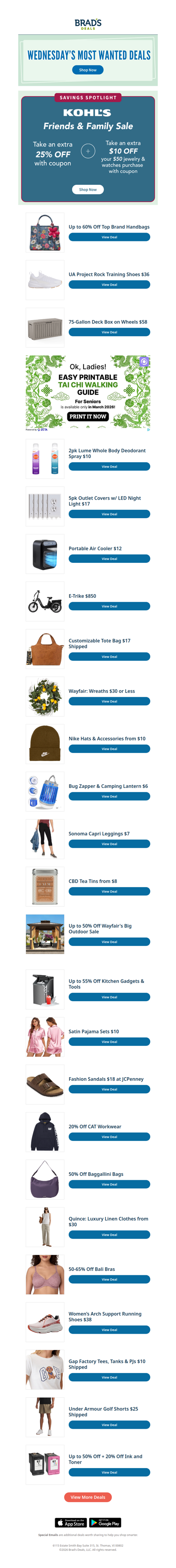 😍 Wednesday's Most Wanted Deals!