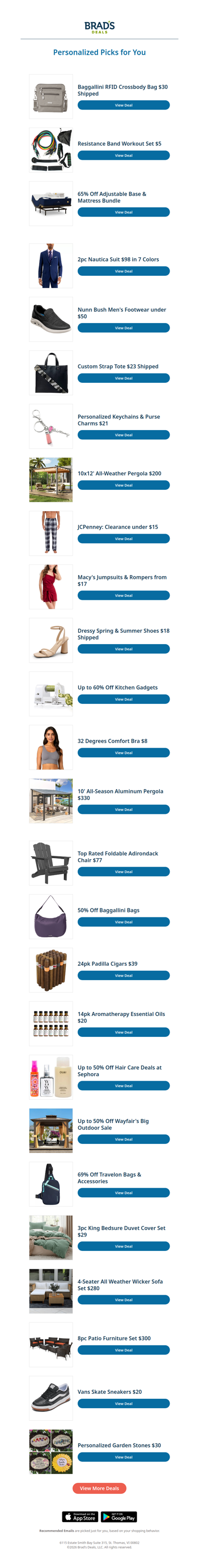Friday's Top Personalized Deals For You