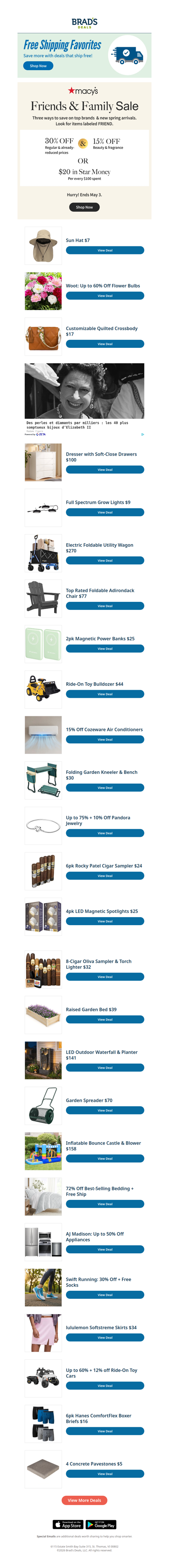 Score Top Deals With Free Shipping!