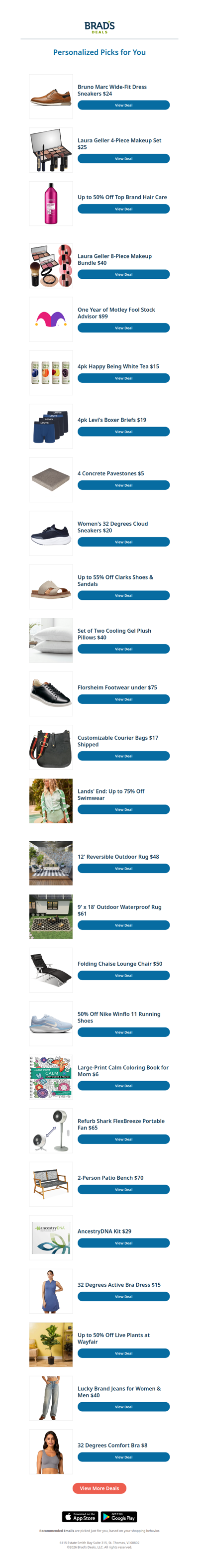 Monday's Top Personalized Deals For You