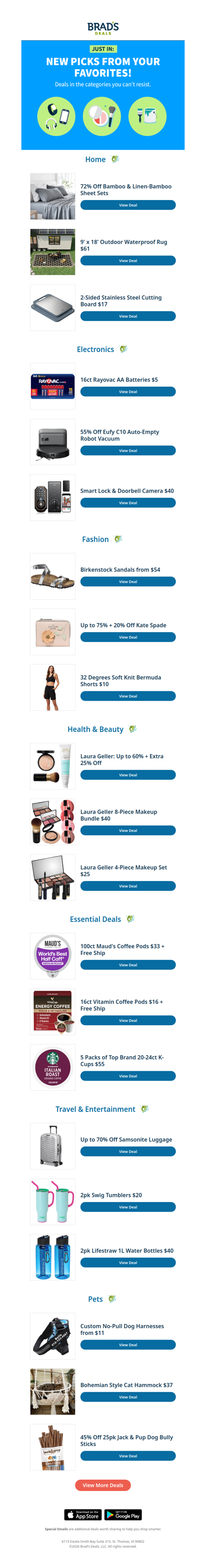 You’re Going to Want These New Deals!