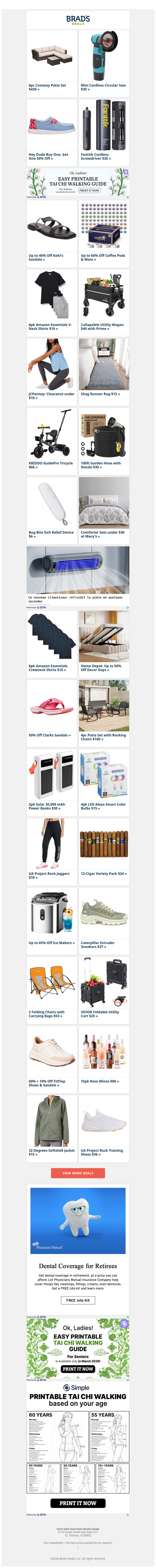 $430 Patio Set | $30 Mini Circular Saw | BOGO 50% Off Hey Dude | $35 Fanttik Screwdriver | 40% Off Kohl's Sandals | Up to 60% Off Coffee & More