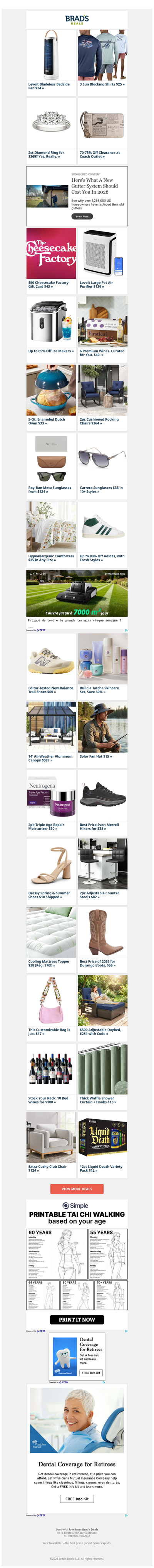 $34 Levoit Bedside Fan | $25 3pk Sun Shirts | $369 2ct Diamond Ring | 75% Off Coach Outlet | $7 Off Cheesecake Factory | $136 Levoit Air Purifier & More