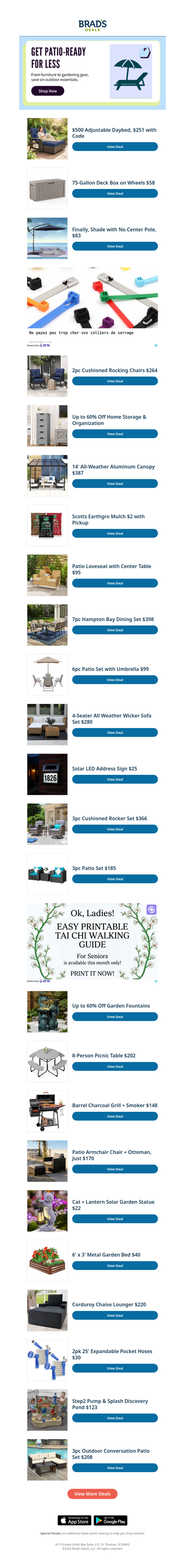 Warm-Weather Savings ☀️ Outdoor Essentials & Patio Furniture