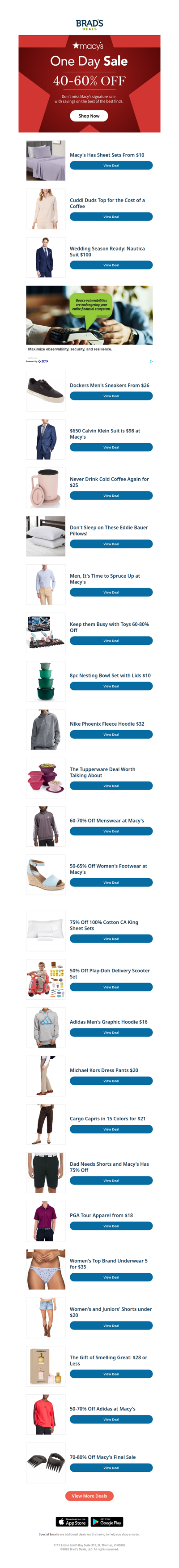 Macy's ONE Day Sale: Up to 60% Off!