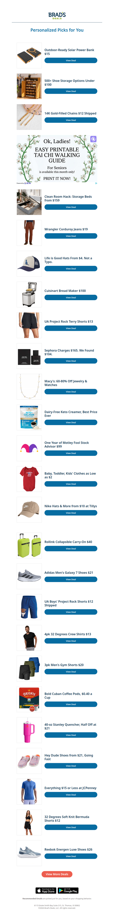 Thursday's Top Personalized Deals For You