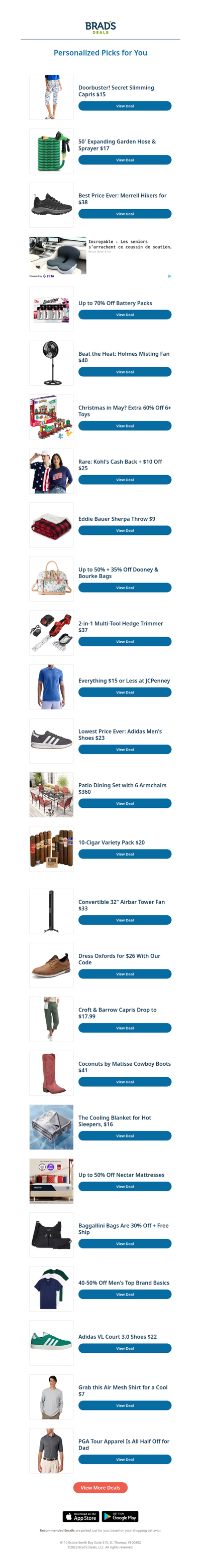Friday's Top Personalized Deals For You