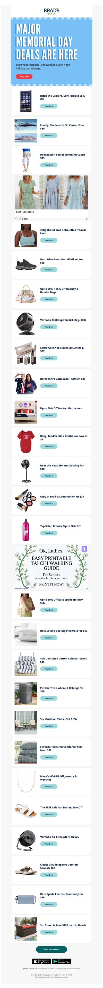 Must-See Memorial Day Deals