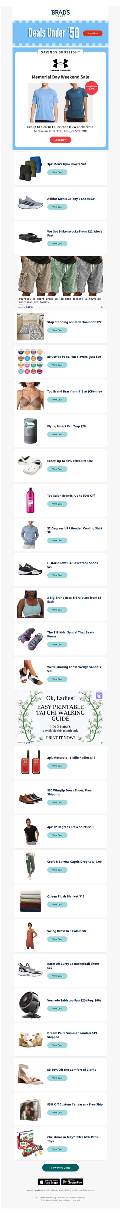 Score Memorial Day Deals under $50