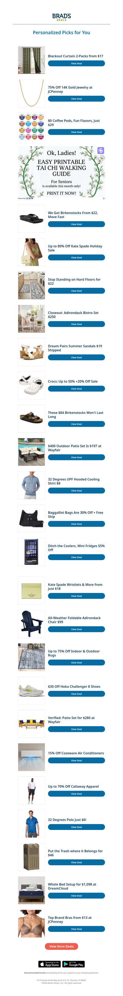 Sunday's Top Personalized Deals For You