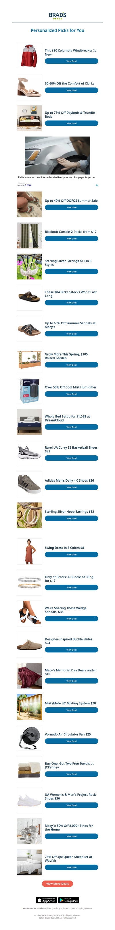 Monday's Top Personalized Deals For You