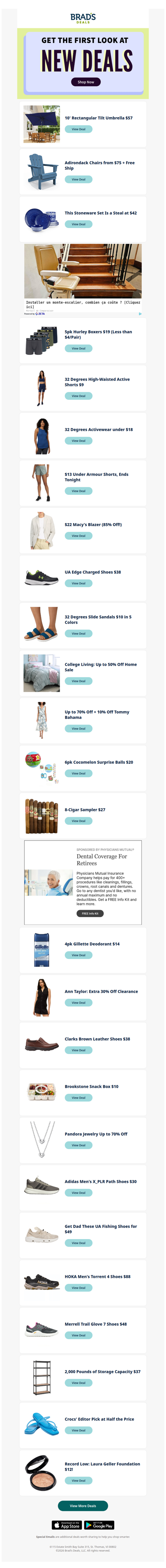 Don’t Miss These Brand New Deals