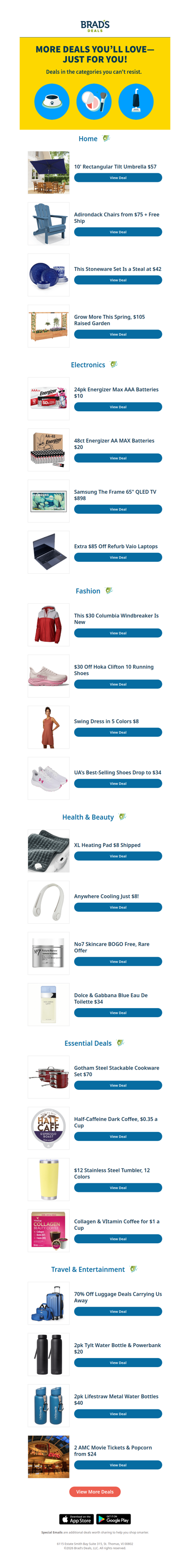 More Deals You’ll Love—Just for You!