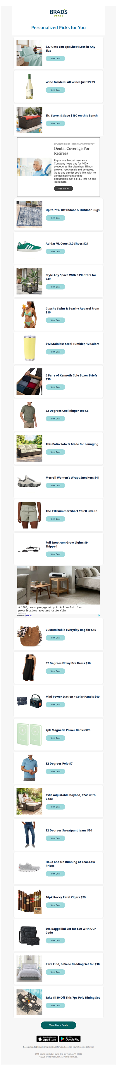 Thursday's Top Personalized Deals For You