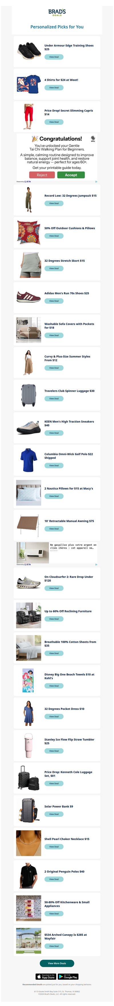 Tuesday's Top Personalized Deals For You