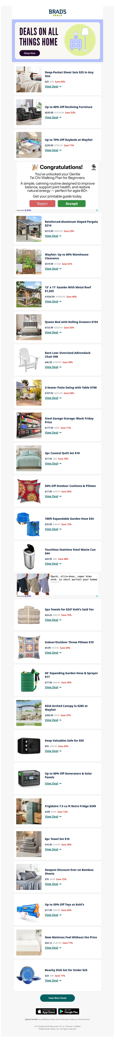 Home Deals for Your Kitchen, Bedroom & More