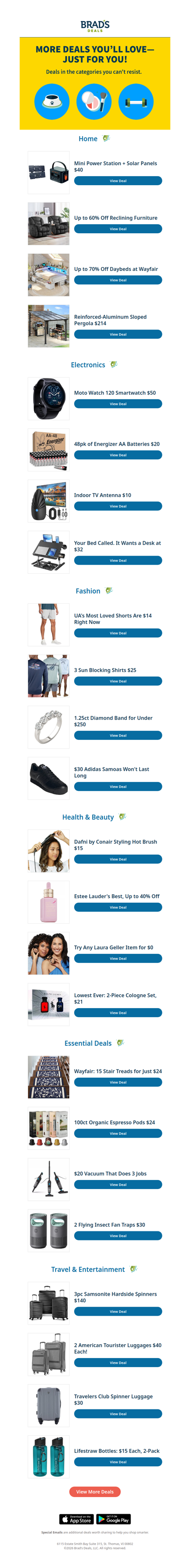 More Deals You’ll Love—Just for You!