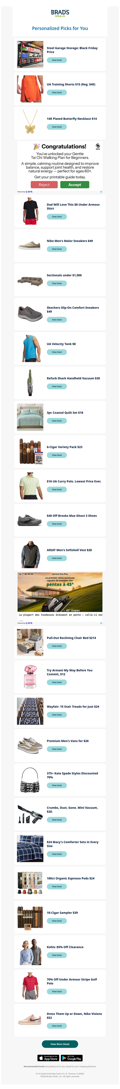 Friday's Top Personalized Deals For You