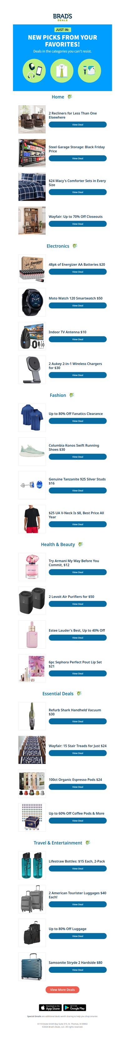 You’re Going to Want These New Deals!