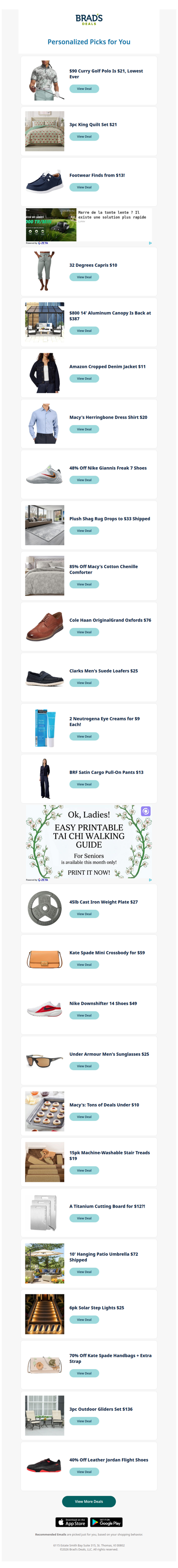 Monday's Top Personalized Deals For You