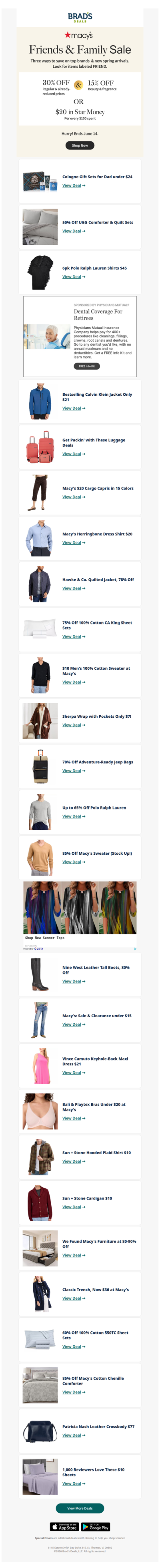 Limited Time! Extra 30% Off Macy's Friends & Family Sale