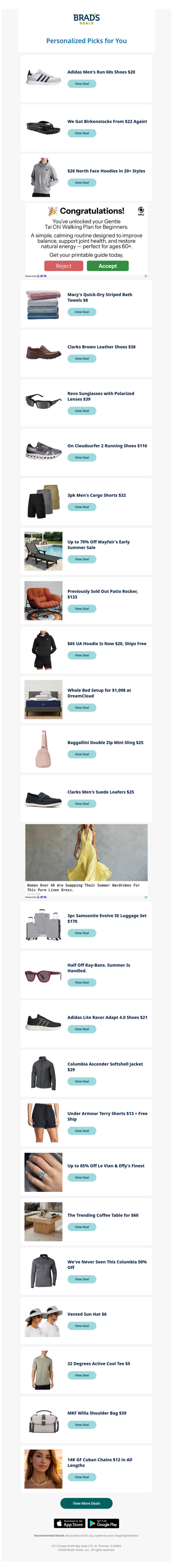Wednesday's Top Personalized Deals For You