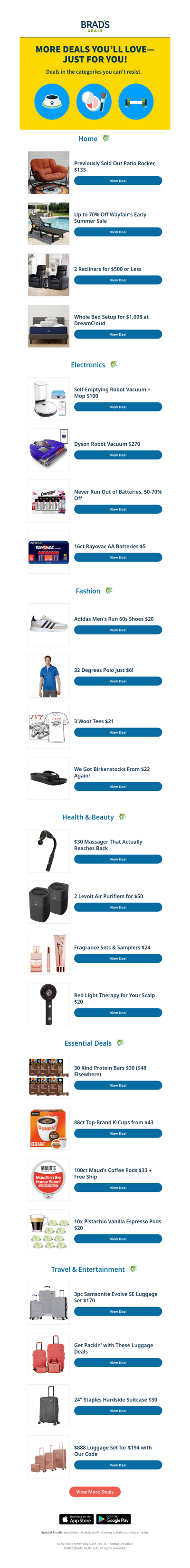 More Deals You’ll Love—Just for You!
