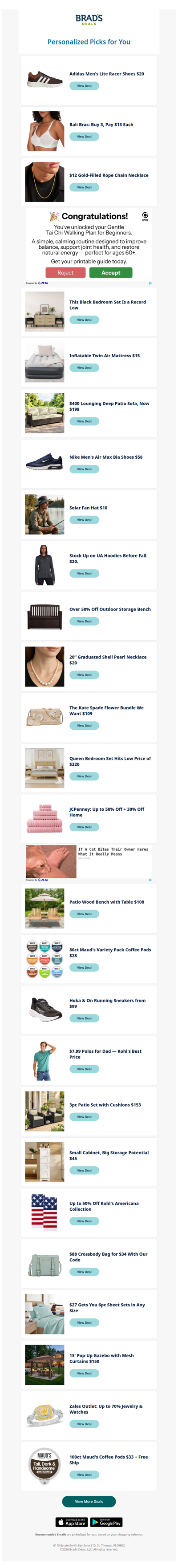 Tuesday's Top Personalized Deals For You