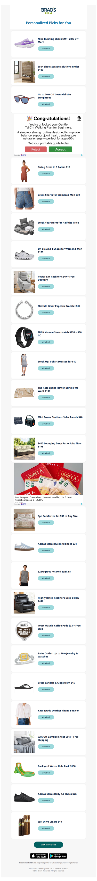 Wednesday's Top Personalized Deals For You