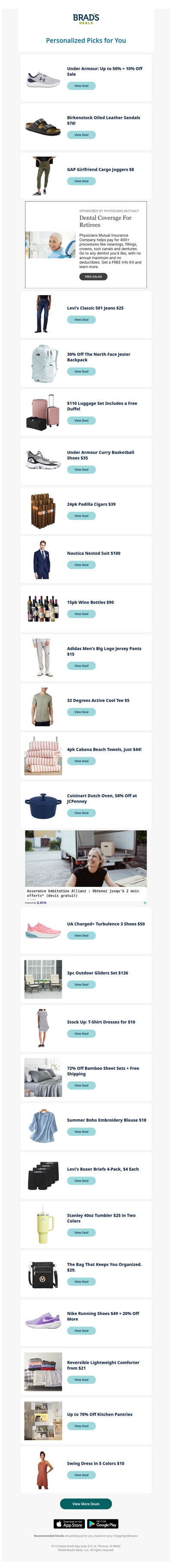 Thursday's Top Personalized Deals For You